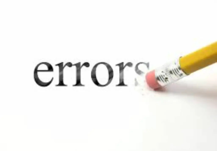 errors elimination