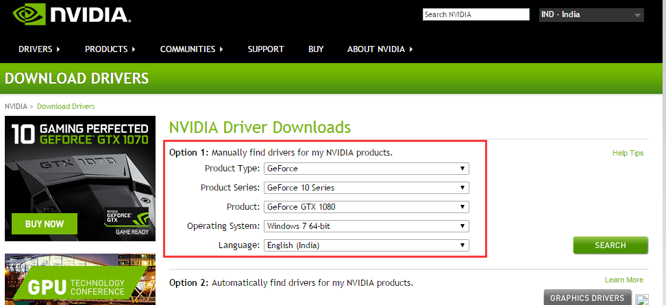nvidia graphic card drivers
