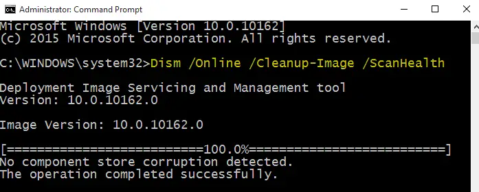 dism online cleanup