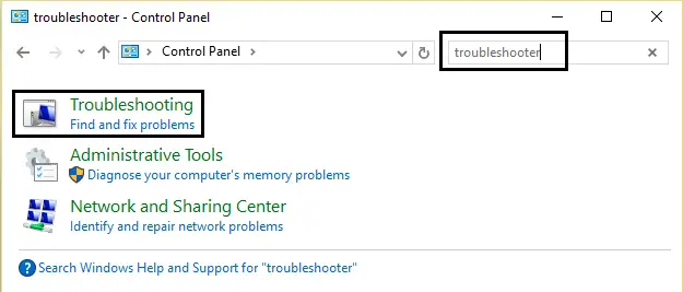 troubleshoot problems