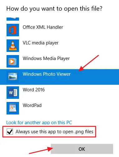 windows photo viewer enable
