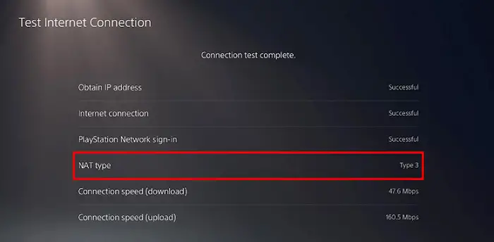 test internet connection