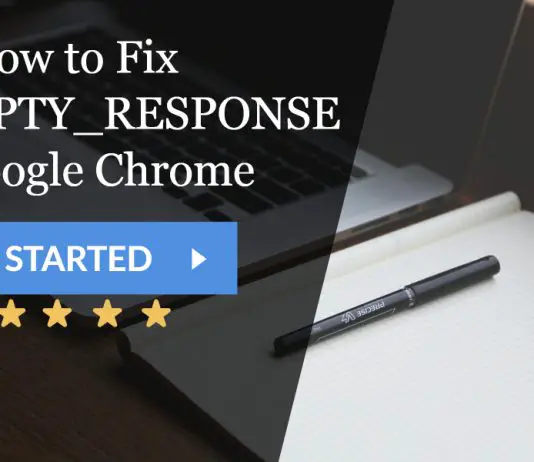 How to Fix ERR_EMPTY_RESPONSE on Google Chrome