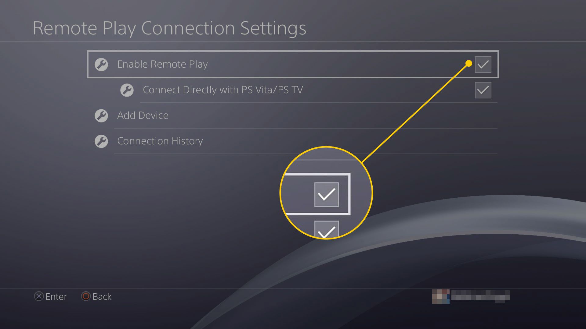 Re-attach your PS4 link carefully