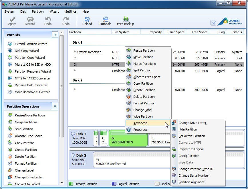 program's main interface