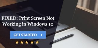 fixed: print screen not working in windows 10