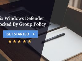 fix windows defender blocked by group policy