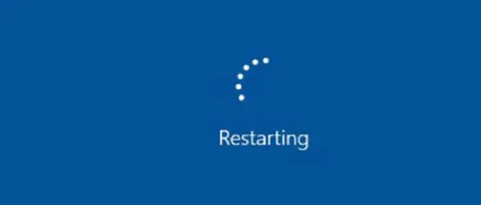 restart system