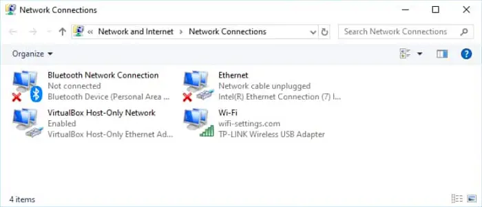 close network connection