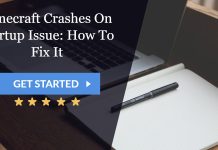 minecraft crashes on startup