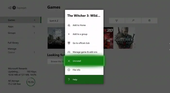 delete the defective game on your xbox 