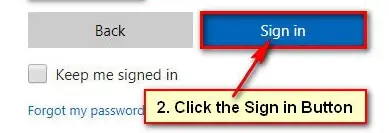 click sign in button