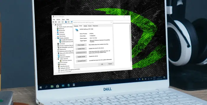 how to roll back nvidia drivers on windows 10