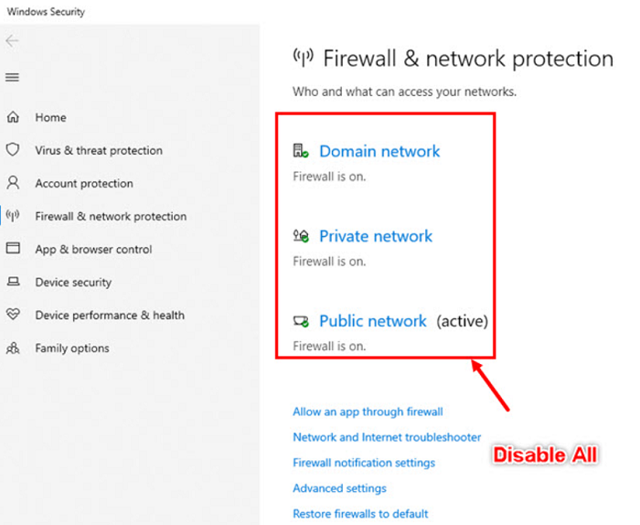 disable firewall for your network - Steam Image Failed to Upload