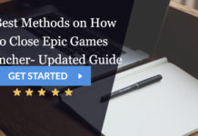 how to close epic games launcher