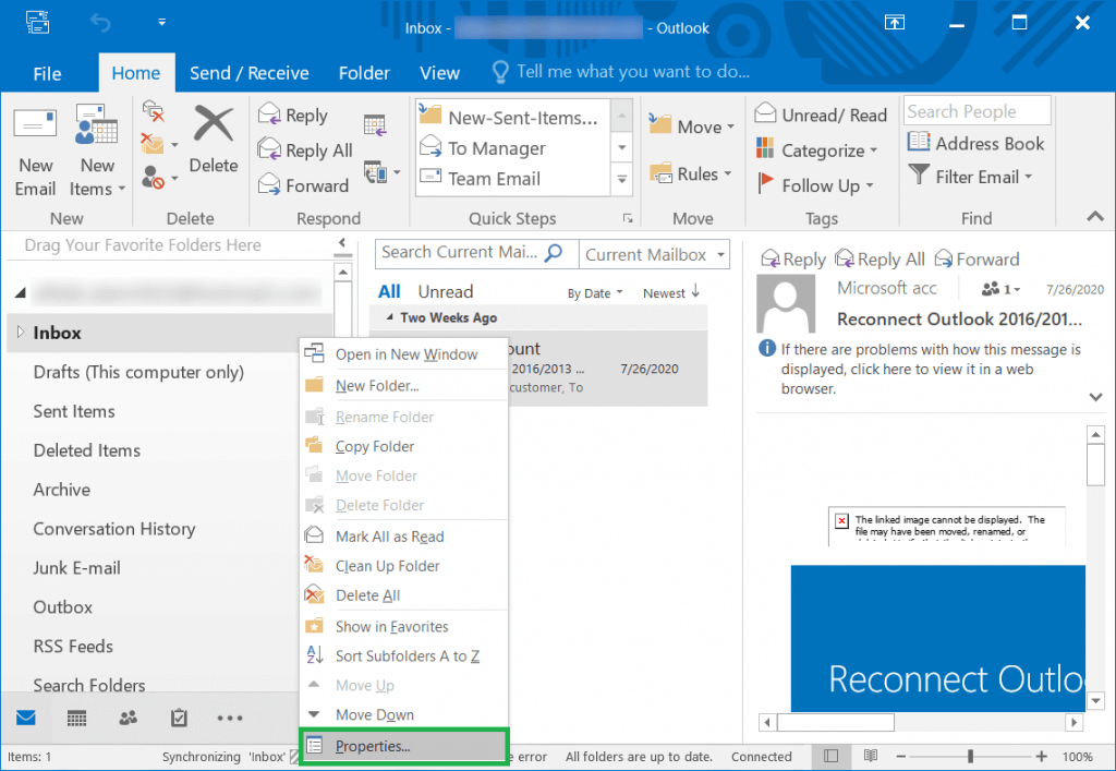 add the file to an email in outlook