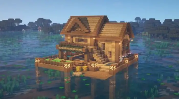 build a minecraft house on water introduction