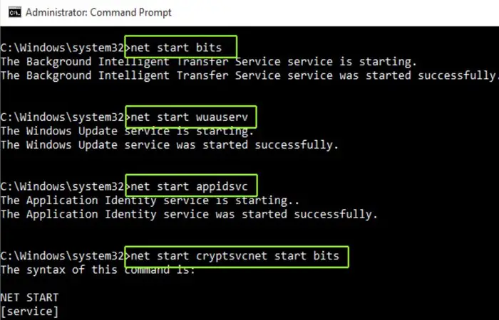 command prompt fulfill