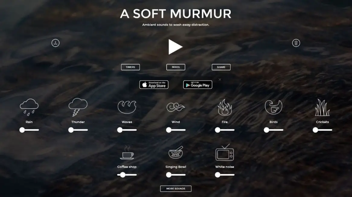 a soft murmur app