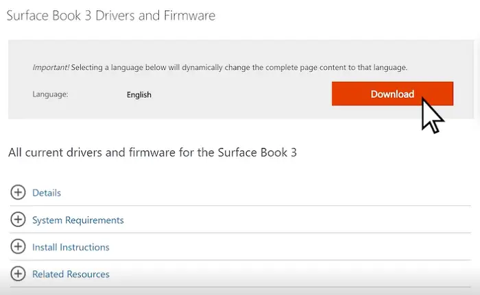 driver and firmware download