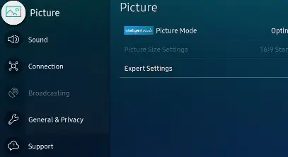 tv access settings