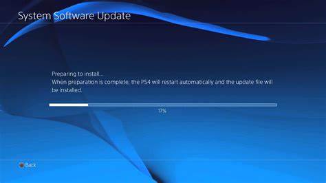 a ps4 software update