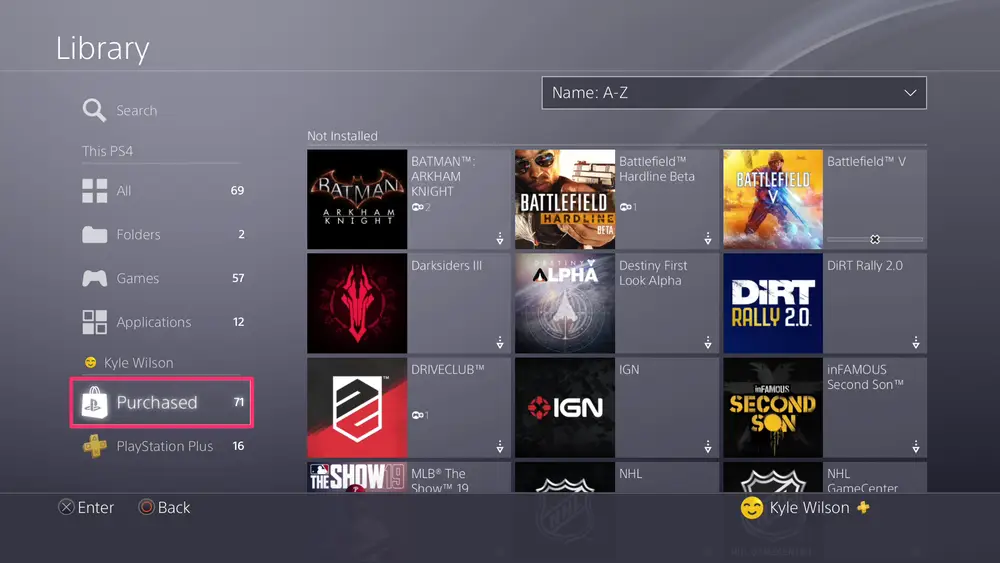 download games ps4