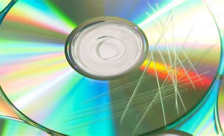 examine the disc for defects