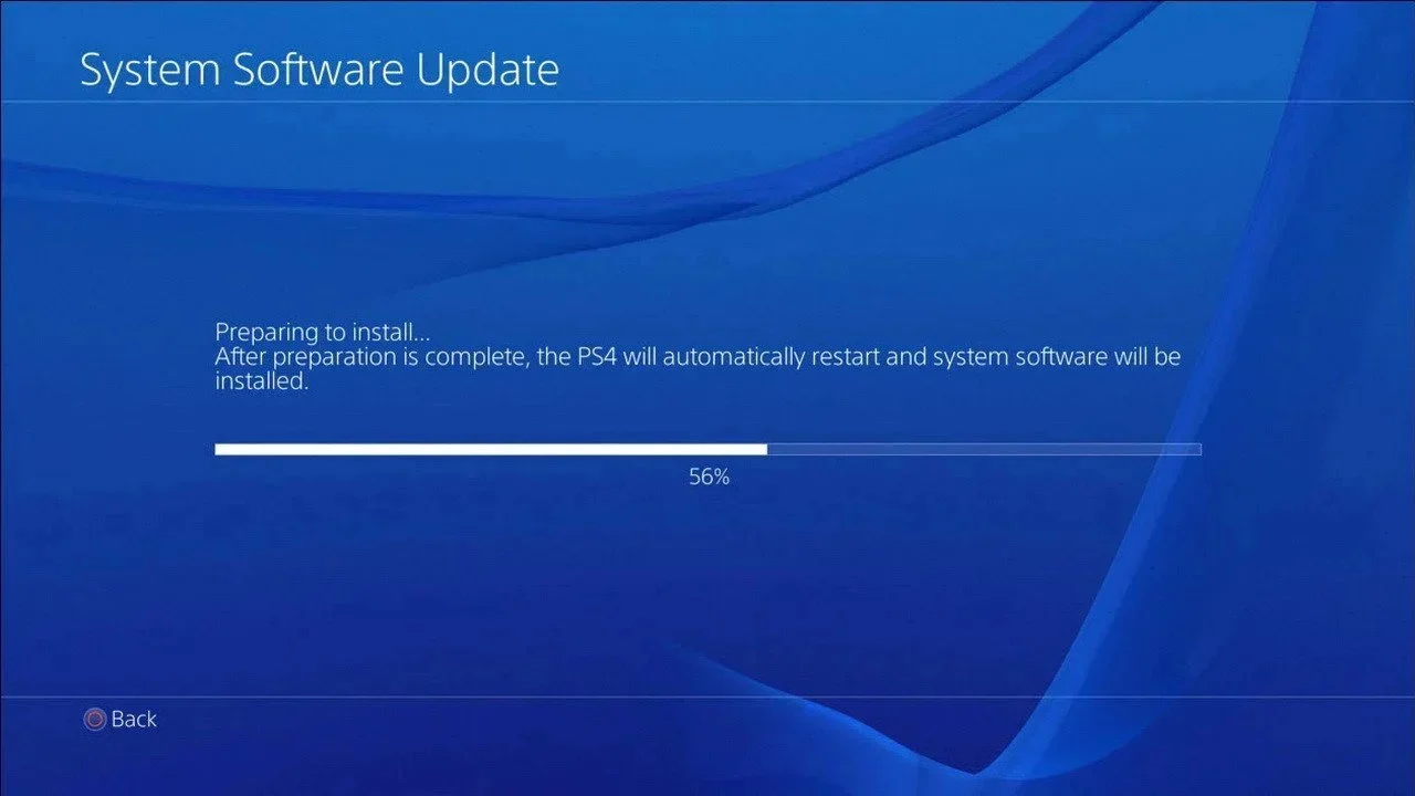 system update ps4