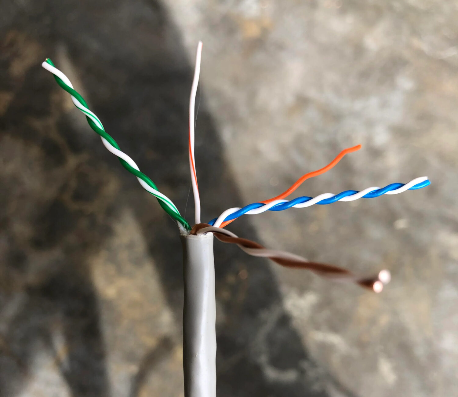 untwisted wires