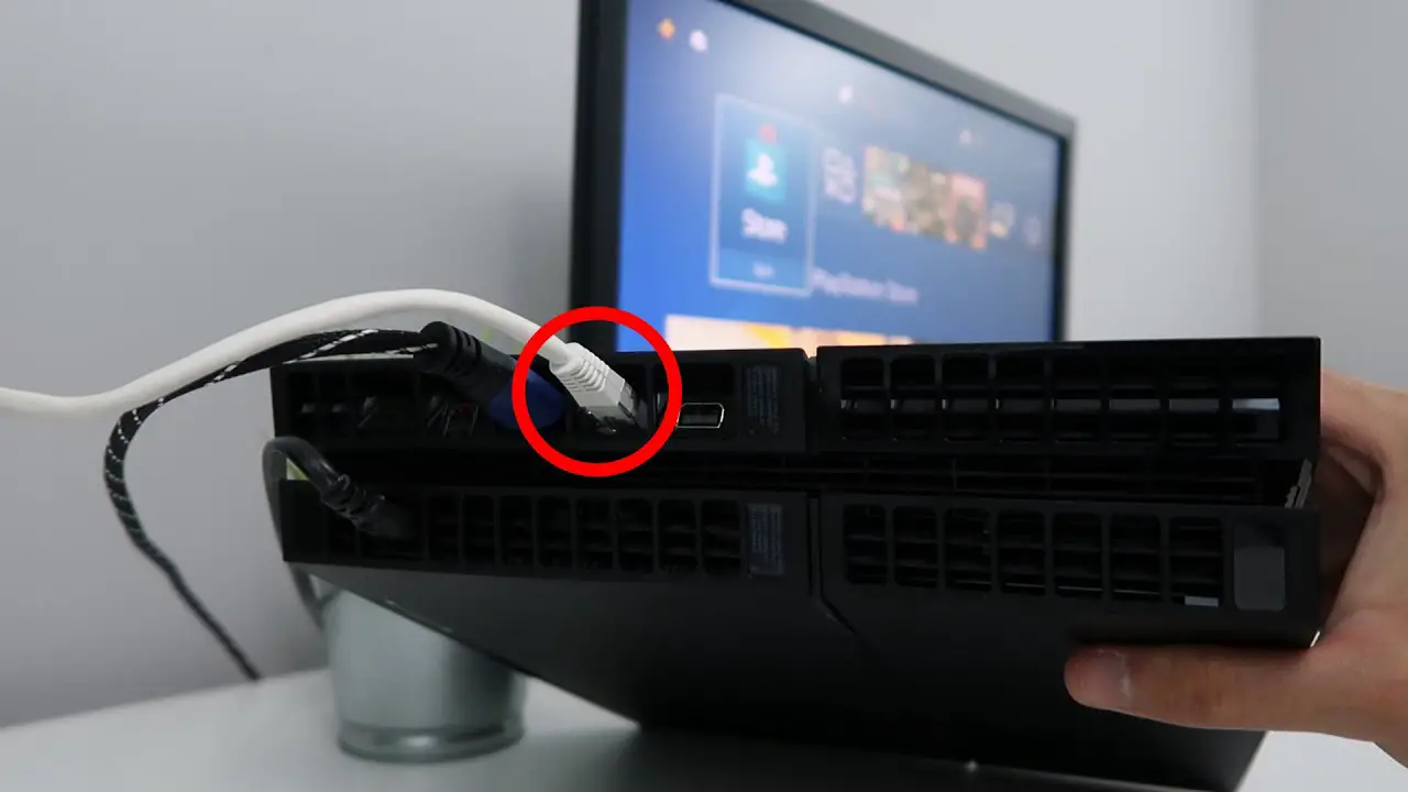 wired connection to ps4