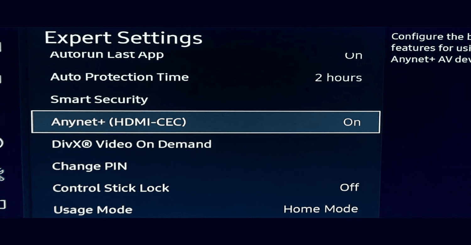 anynet and hdmi cet