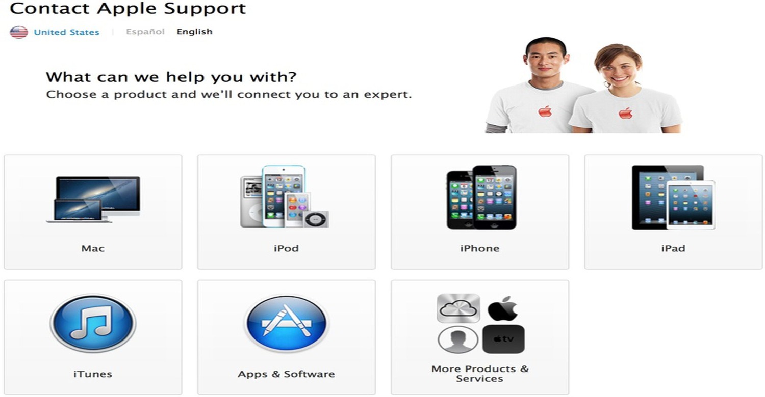 apple customer support