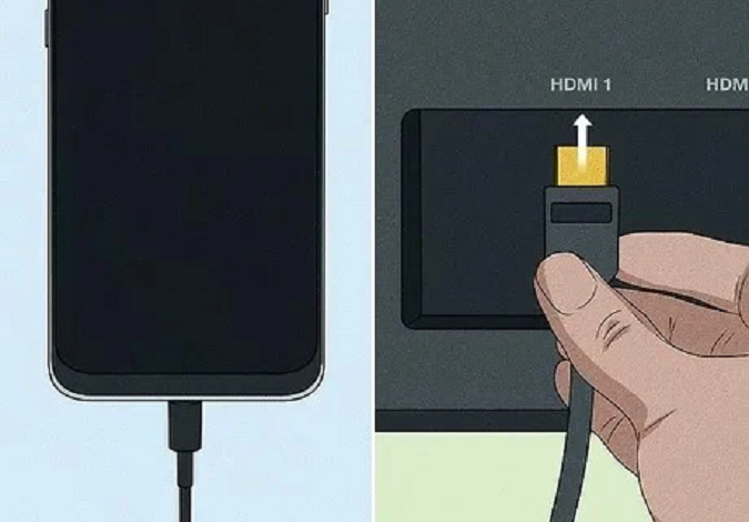 connecting the adapter