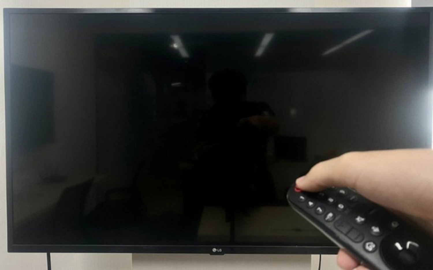 disconnect and reconnect the television