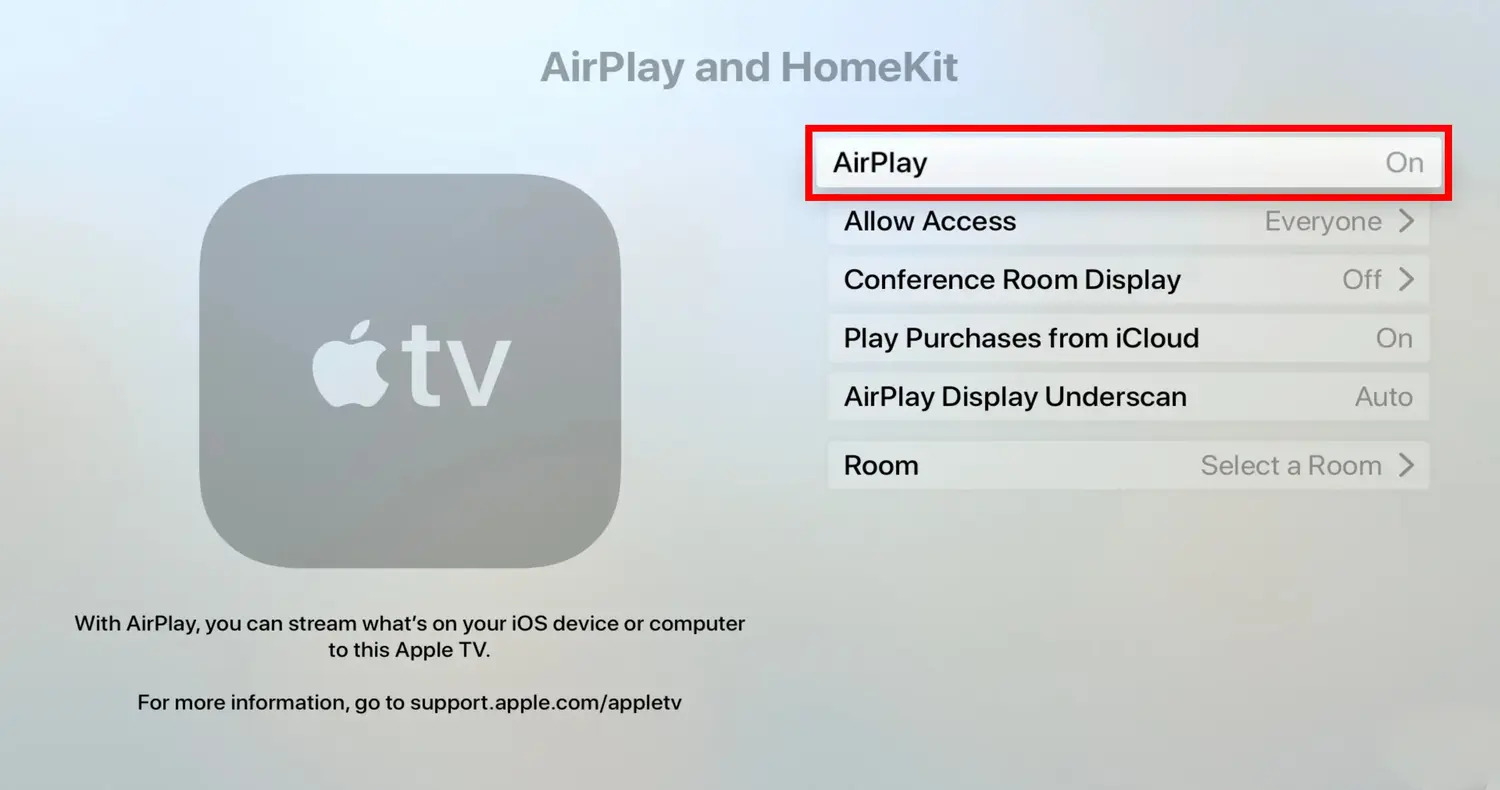 enable airplay