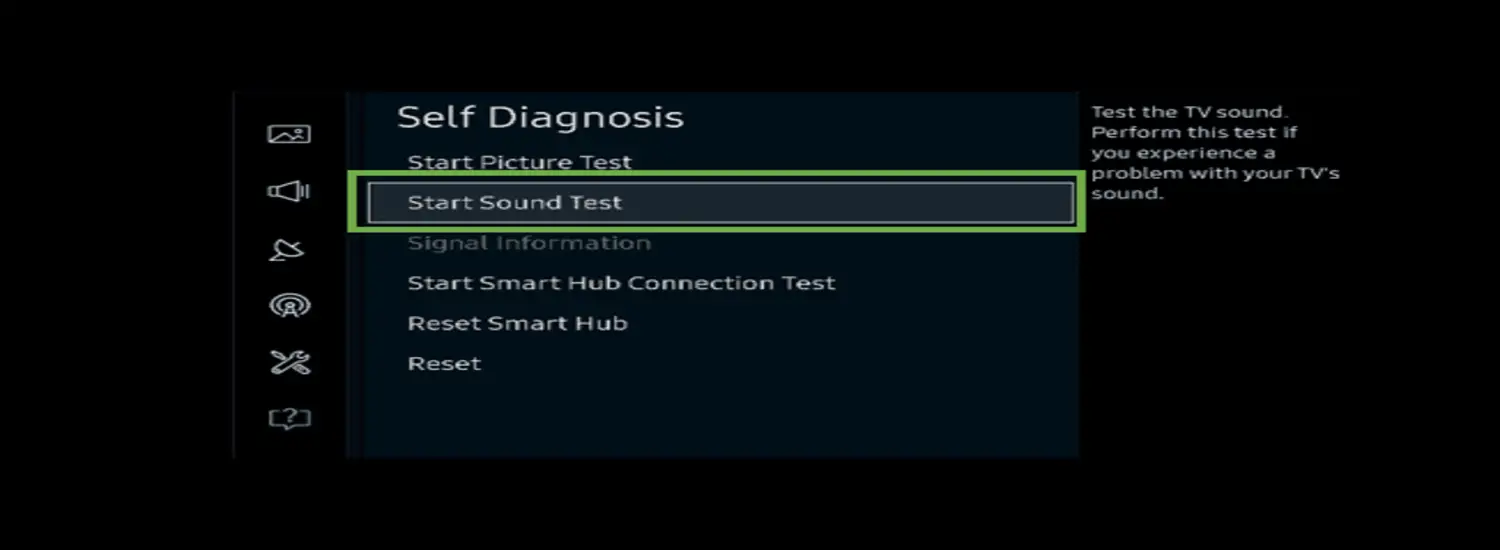 sound diagnostic test