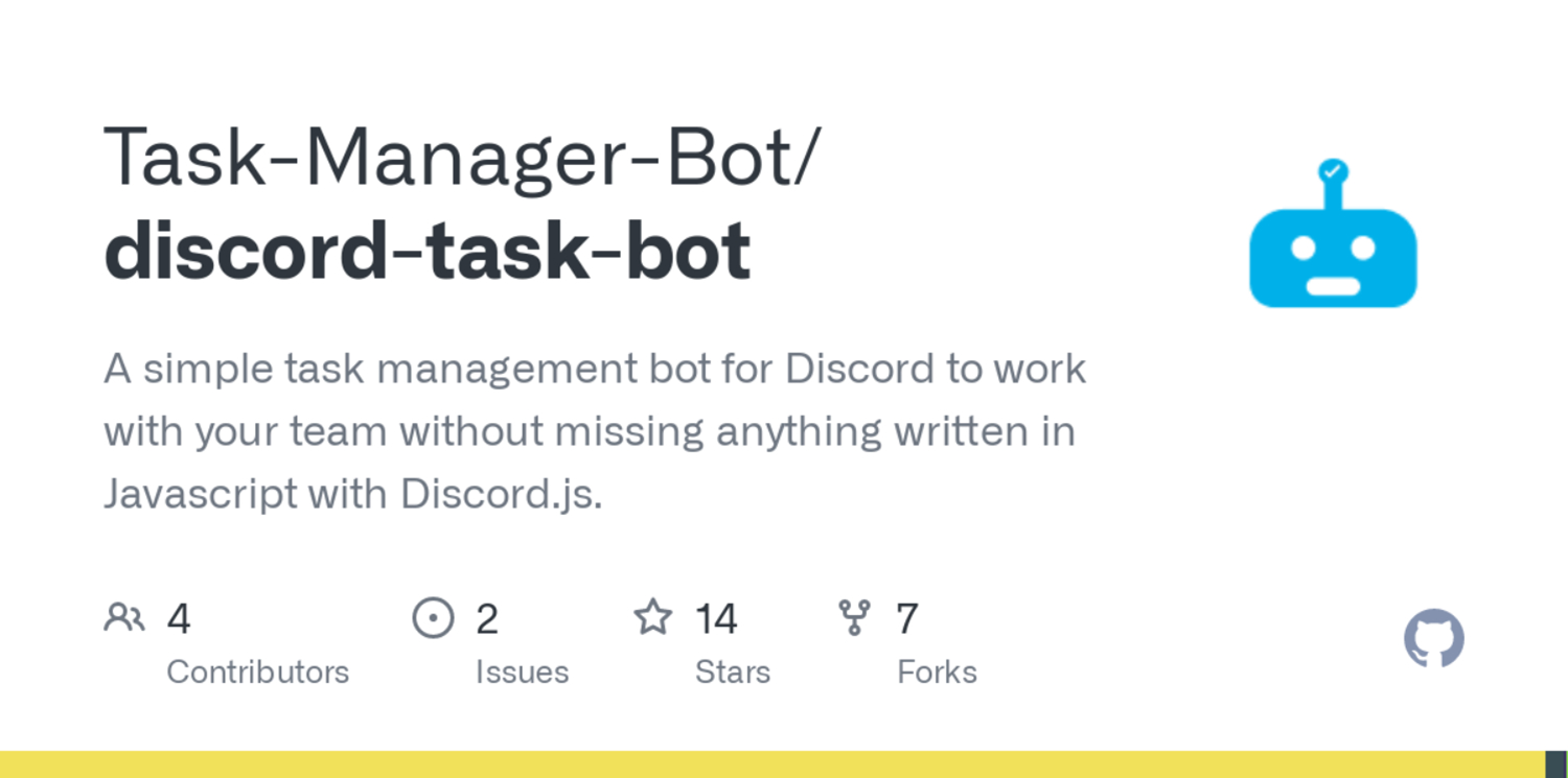 task manager on discord